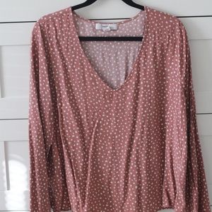 Forever 21 Long Sleeve V Neck